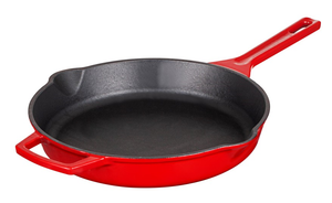 Ustensiles de cuisson en fonte émaillée profonde 1.5LRed pour la cuisson